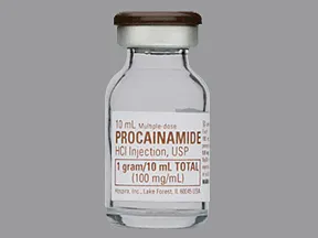 procainamide 100 mg/mL injection solution