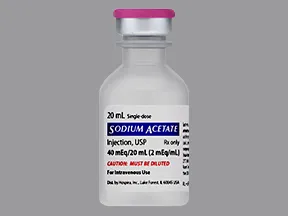 sodium acetate 2 mEq/mL intravenous solution