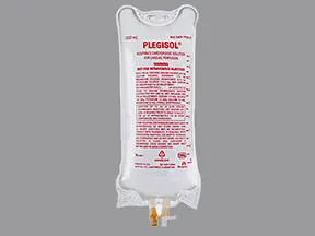 Plegisol 16 mEq/L (potassium) perfusion solution