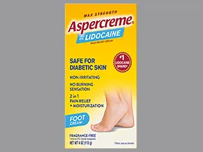 Aspercreme (lidocaine HCl) 4 % topical