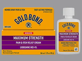 Gold Bond Medicated Pain-Itch 4 % topical cream
