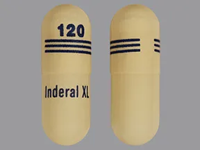Inderal XL 120 mg capsule,extended release