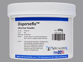 DisperseRx powder