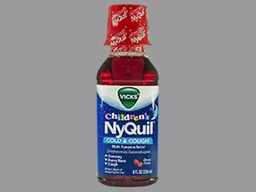 Vicks Children's NyQuil Cold and Cough 2 mg-15 mg/15 mL oral liquid