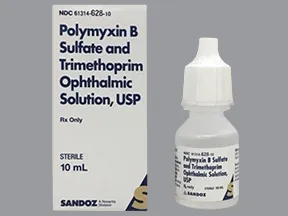 polymyxin B sulfate 10,000 unit-trimethoprim 1 mg/mL eye drops