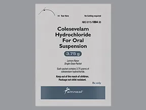 colesevelam 3.75 gram oral powder packet