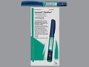 Levemir FlexPen 100 unit/mL (3 mL) solution subcutaneous insulin pen