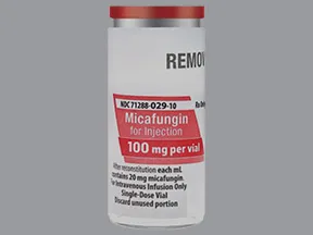 micafungin 100 mg intravenous solution