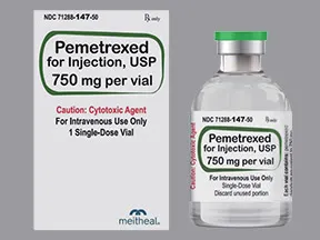 pemetrexed disodium 750 mg intravenous powder for solution