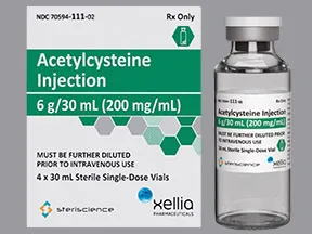 acetylcysteine 200 mg/mL (20 %) intravenous solution