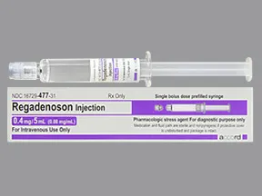 regadenoson 0.4 mg/5 mL intravenous syringe