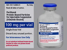 paclitaxel protein-bound 100 mg intravenous suspension