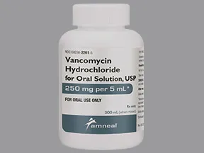 vancomycin 50 mg/mL oral solution