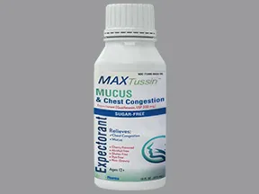 MAXTussin 100 mg/5 mL oral liquid