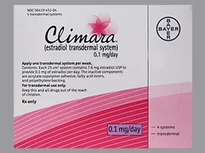 Climara 0.1 mg/24 hr transdermal patch