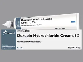 doxepin 5 % topical cream