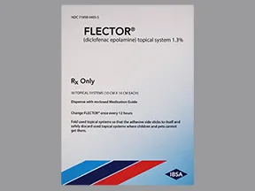 Flector 1.3 % transdermal 12 hour patch