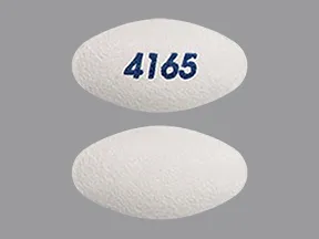 This medicine is a white, elliptical, film-coated, tablet imprinted with 