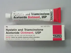 nystatin-triamcinolone 100,000 unit/gram-0.1 % topical ointment