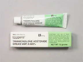 triamcinolone acetonide 0.025 % topical cream