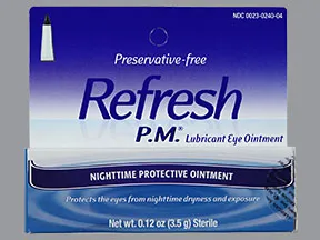 Refresh P.M. 57.3 %-42.5 % eye ointment