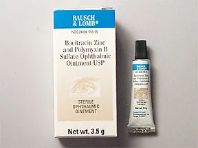 bacitracin-polymyxin B 500 unit-10,000 unit/gram eye ointment