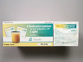 Cholestyramine Light 4 gram powder for susp in a packet