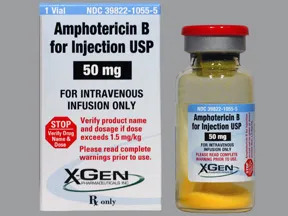 amphotericin B 50 mg solution for injection
