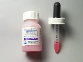 Zithromax 200 mg/5 mL oral suspension