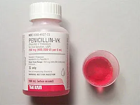 penicillin V potassium 250 mg/5 mL oral solution