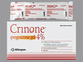 Crinone 4 % vaginal gel