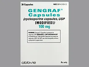 Gengraf 100 mg capsule