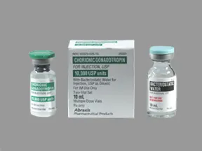 chorionic gonadotropin, human 10,000 unit IM powder for solution