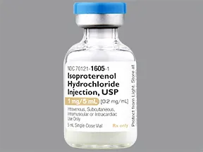 isoproterenol 0.2 mg/mL injection solution