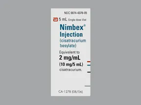 Nimbex 2 mg/mL intravenous solution