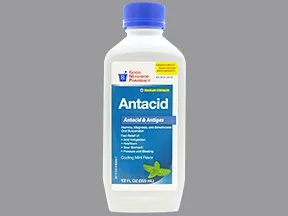 Antacid-Antigas 200 mg-200 mg-20 mg/5 mL oral suspension