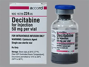 decitabine 50 mg intravenous solution