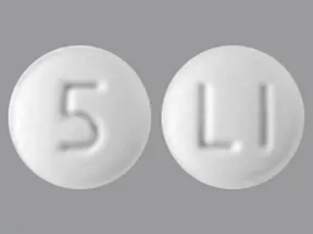 lisinopril 5 mg tablet