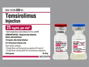temsirolimus 30 mg/3 mL (10 mg/mL) (first dilution) intravenous soln
