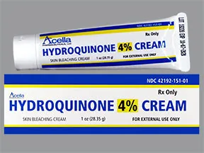 hydroquinone 4 % topical cream