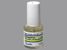 ciclopirox 8 % topical solution