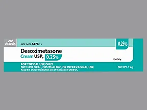 desoximetasone 0.25 % topical cream