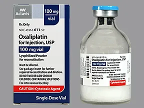 oxaliplatin 100 mg intravenous solution