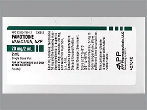 famotidine (PF) 20 mg/2 mL intravenous solution