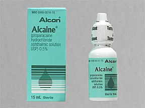 Alcaine 0.5 % eye drops