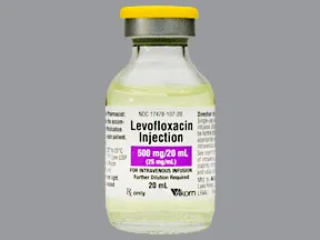 levofloxacin 25 mg/mL intravenous solution