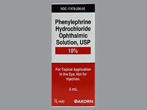 phenylephrine 10 % eye drops