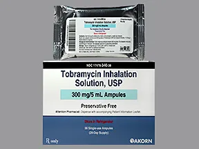 tobramycin 300 mg/5 mL in 0.225 % sodium chloride for nebulization