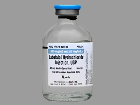 labetalol 5 mg/mL intravenous solution