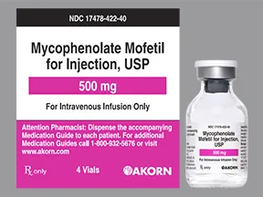 mycophenolate 500 mg intravenous solution